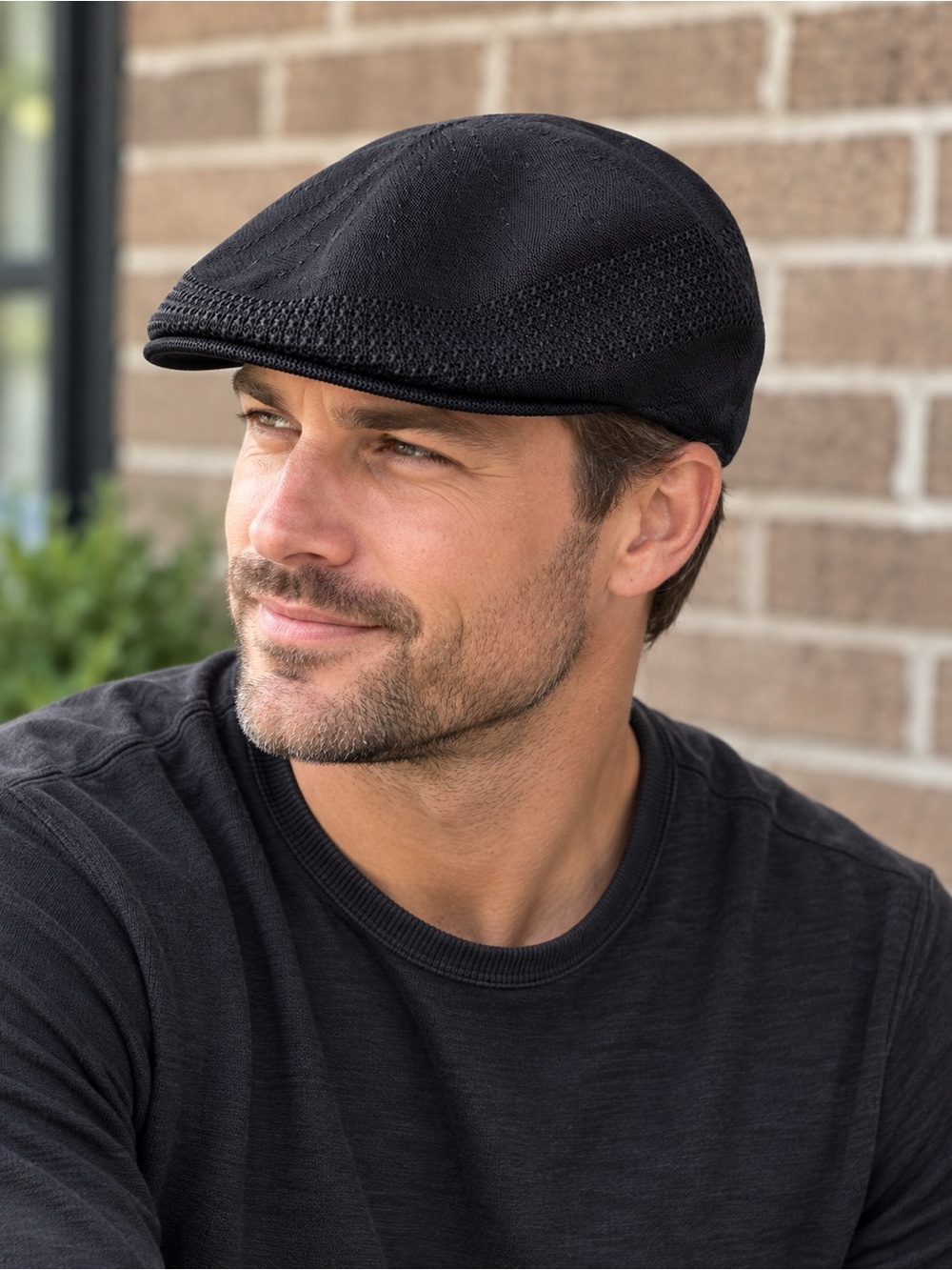 Stetson Black Cotton Ivy Cap